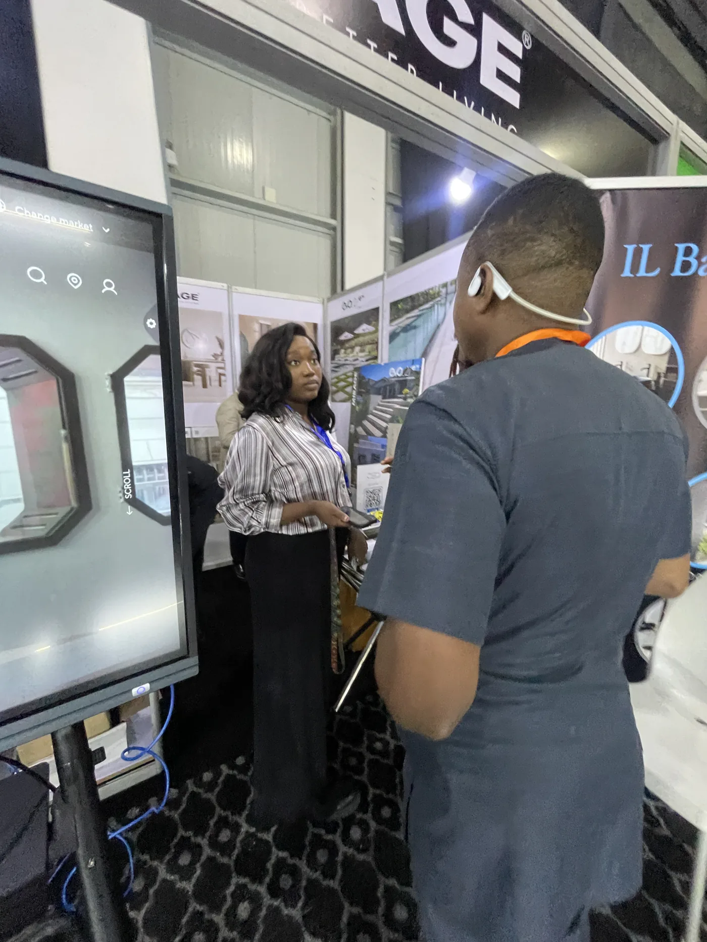 Visitors exploring bathroom products at Mega Expo 2026