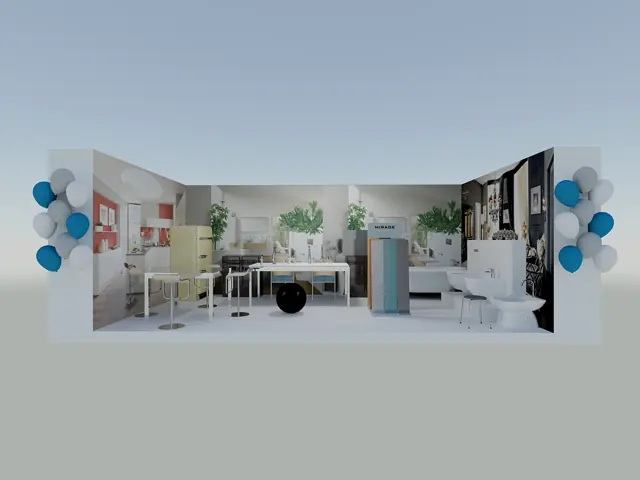 Mirage exhibition booth presentation