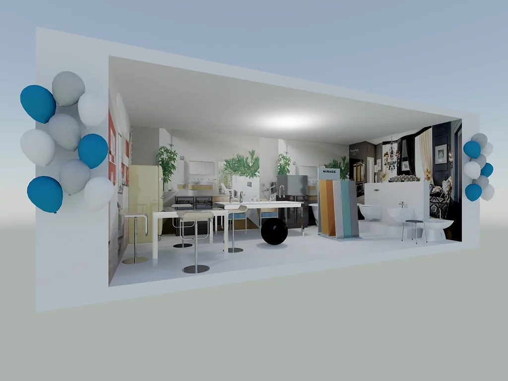Mirage exhibition booth interior