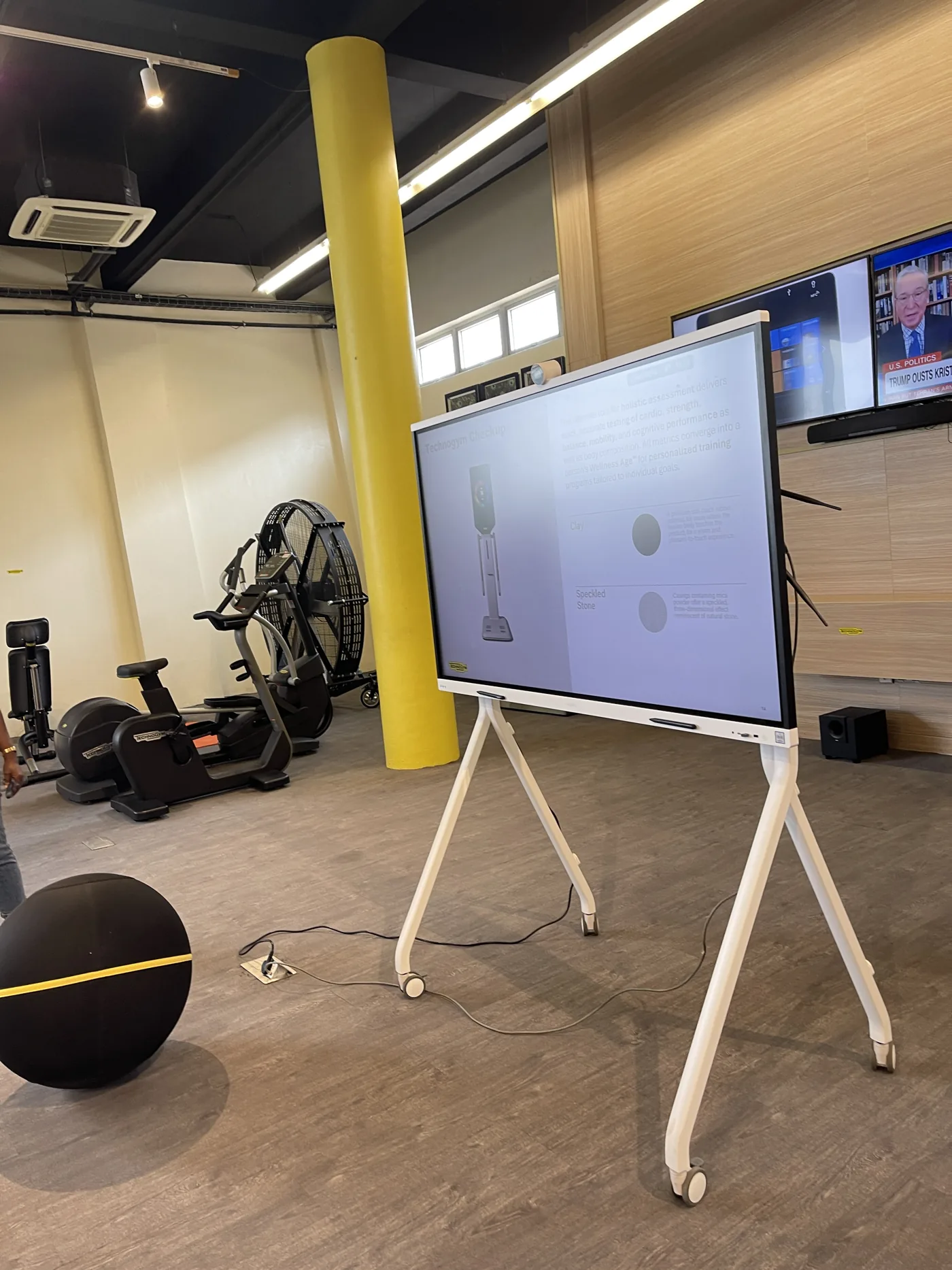 Technogym cardio and functional equipment in a training studio